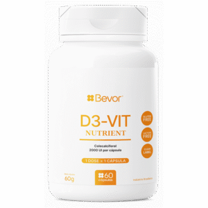 VITAMINA D3 - 2.000 UI - Colecalciferol - 60 cápsulas
